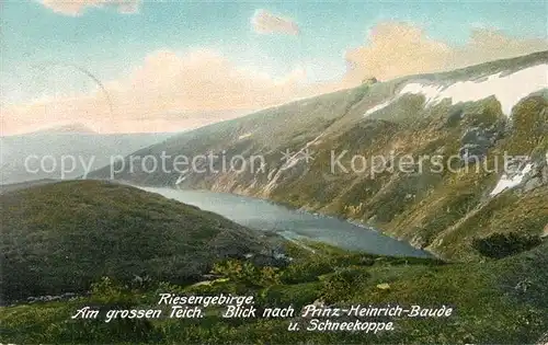 AK / Ansichtskarte Brueckenberg Grosser Teich Prinz Heinrich Baud Schneekoppe Brueckenberg