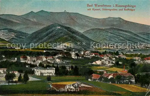 AK / Ansichtskarte Bad_Warmbrunn_Riesengebirge Kynast Schneegruben Reiftraeger Bad_Warmbrunn