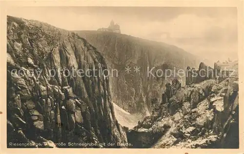 AK / Ansichtskarte Schneegrubebaude Grosse Schneegrube Schneegrubebaude