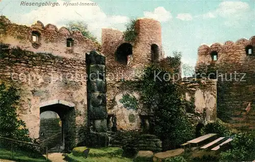 AK / Ansichtskarte Kynast_Riesengebirge Ruinen  Kynast_Riesengebirge