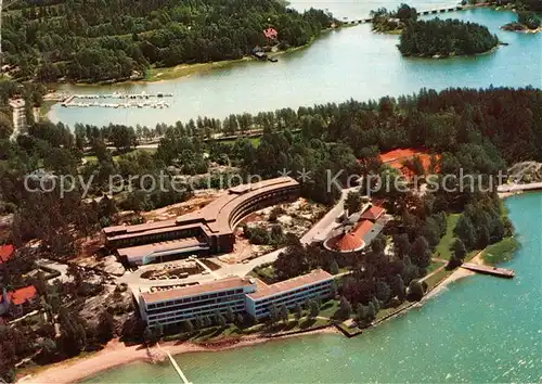 AK / Ansichtskarte Helsinki Kalastajatorppa Fisherman s cottage aerial view Helsinki