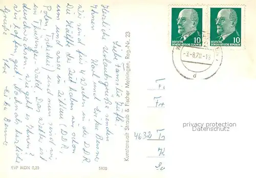 AK / Ansichtskarte Waltershausen_Gotha Markt Rathaus Nikolaustor Kraeuterwiese Schloss Tenneberg Badesee Waltershausen Gotha