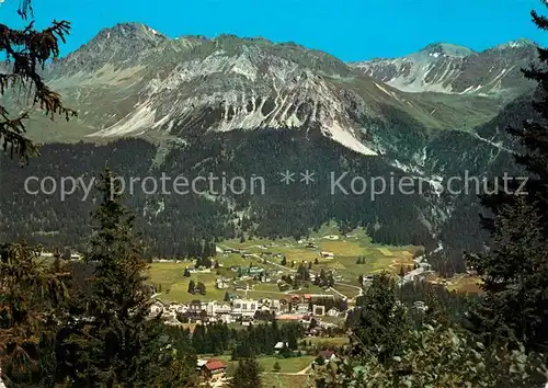 AK / Ansichtskarte Valbella_Lenzerheide Gesamtansicht mit Alpenpanorama Valbella_Lenzerheide
