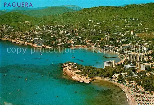 AK / Ansichtskarte Paguera_Mallorca_Islas_Baleares Fliegeraufnahme Paguera_Mallorca