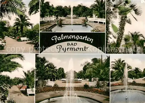 AK / Ansichtskarte Bad_Pyrmont Palmengarten Schoenster Kurgarten Deutschlands Bad_Pyrmont