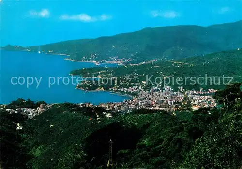 AK / Ansichtskarte Rapallo_Liguria Panorama da Montallegro Rapallo Liguria