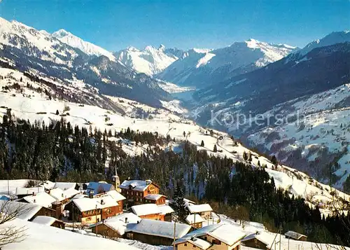 AK / Ansichtskarte Pany gegen Silvrettagruppe und Pischahorn Pany