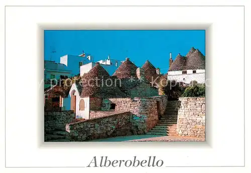 AK / Ansichtskarte Alberobello_Apulien Trulli Villa Comunale Alberobello Apulien