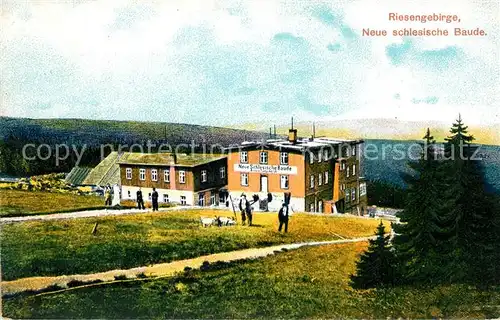 AK / Ansichtskarte Schlesische Baude Riesengebirge Gasthaus Schlesische Baude