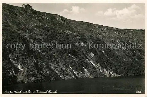 AK / Ansichtskarte Riesengebirge Grosser Teich Prinz Heinrich Baude Riesengebirge
