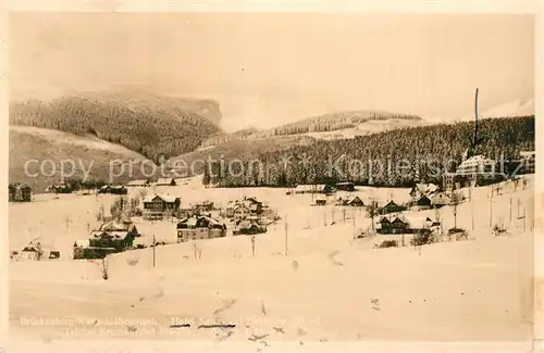 AK / Ansichtskarte Brueckenberg Hochgebirge Winterpanorama Brueckenberg