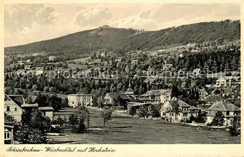 AK / Ansichtskarte Schreiberhau_Riesengebirge Weisbachtal Hochstein Panorama Schreiberhau