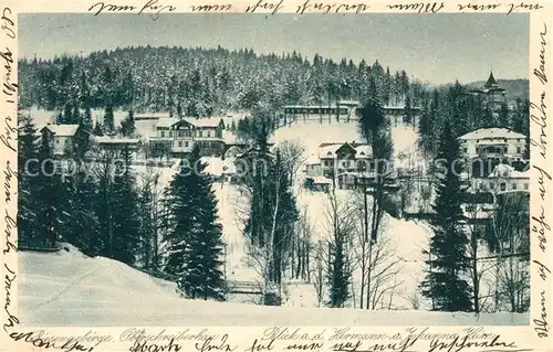 AK / Ansichtskarte Oberschreiberhau_Riesengebirge Winterpanorama Oberschreiberhau
