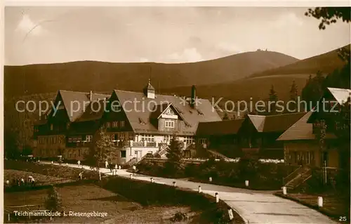 AK / Ansichtskarte Teichmannbaude Panorama Teichmannbaude