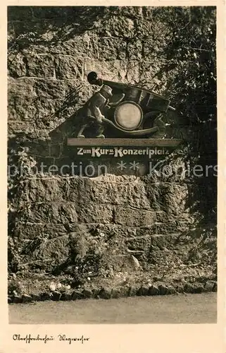 AK / Ansichtskarte Oberschreiberhau_Riesengebirge Wegweiser Kurplatz Oberschreiberhau