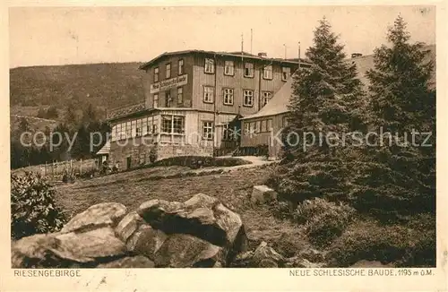 AK / Ansichtskarte Schlesische Baude Riesengebirge Gasthaus Schlesische Baude