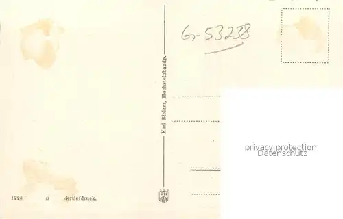 AK / Ansichtskarte Hochsteinbaude Gasthaus  Hochsteinbaude