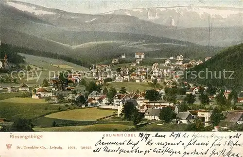 AK / Ansichtskarte Krummhuebel_Riesengebirge Panorama Krummhuebel Riesengebirge