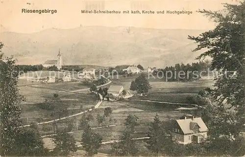 AK / Ansichtskarte Schreiberhau_Riesengebirge Kirche Riesengebirge Schreiberhau