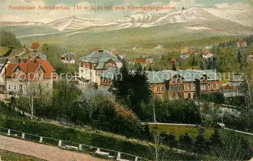 AK / Ansichtskarte Schreiberhau_Riesengebirge Sanatorium Schreiberhau