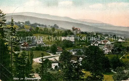 AK / Ansichtskarte Hain_Riesengebirge Panorama Hain Riesengebirge