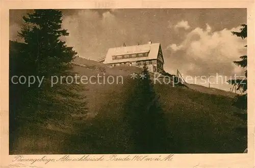 AK / Ansichtskarte Alte_Schlesische Baude Gasthaus Alte_Schlesische Baude