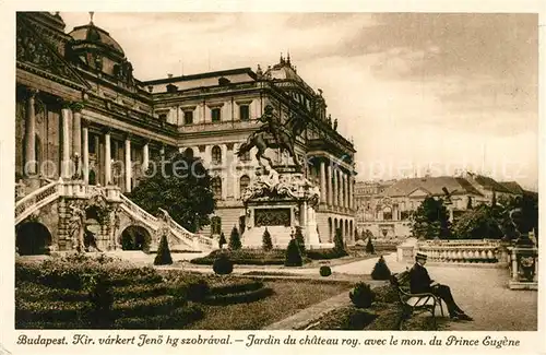 AK / Ansichtskarte Budapest Burggarten Denkmal Erzherzog Eugen Budapest