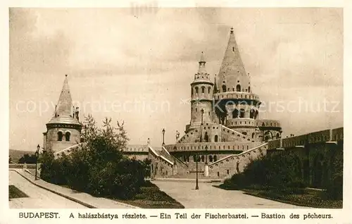 AK / Ansichtskarte Budapest Fischerbastei Budapest