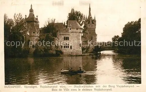 AK / Ansichtskarte Budapest Stadtwaeldchen Burg Budapest