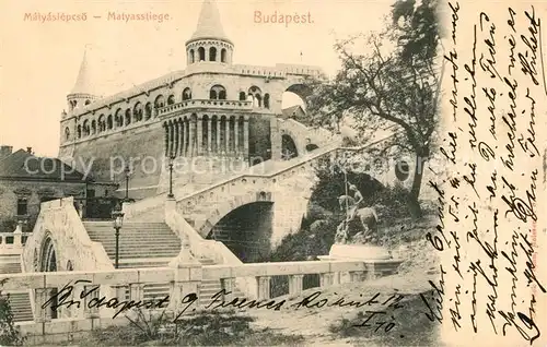 AK / Ansichtskarte Budapest Malyasstiege Budapest