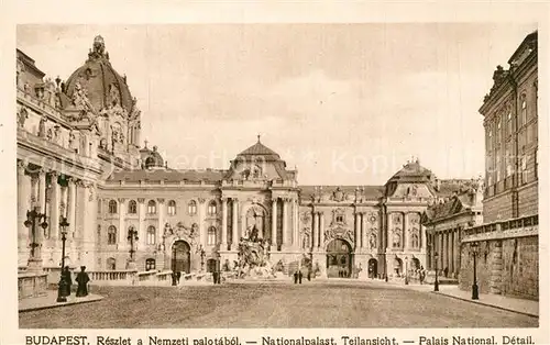 AK / Ansichtskarte Budapest Nationalpalast Budapest