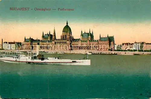 AK / Ansichtskarte Budapest Parlament Budapest