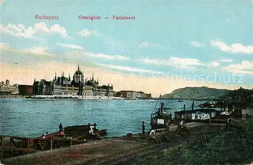 AK / Ansichtskarte Budapest Parlament Budapest