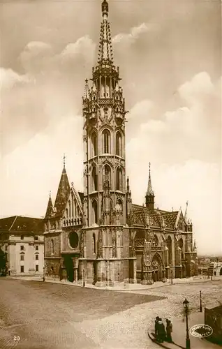 AK / Ansichtskarte Budapest Mathiaskirche Festung Budapest
