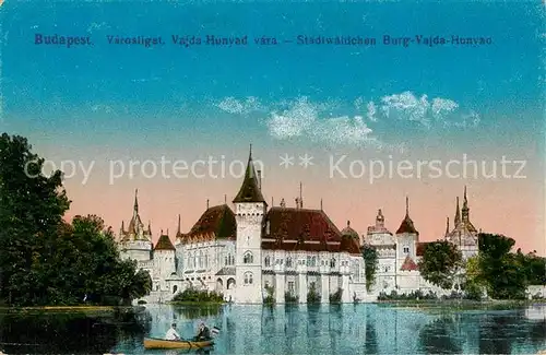 AK / Ansichtskarte Budapest Stadtwaeldchn Burg Vajda Hunyad Budapest