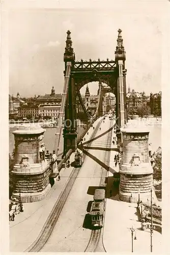 AK / Ansichtskarte Budapest Elisabeth Bruecke Budapest