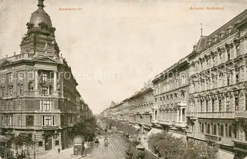 AK / Ansichtskarte Budapest Avenue Andrassy Budapest