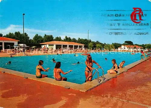 AK / Ansichtskarte Playa_de_Aro_Cataluna Camping Caravaning Riembau Piscina Playa_de_Aro_Cataluna