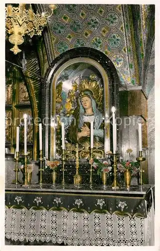 AK / Ansichtskarte Jerusalem_Yerushalayim Lady of Sorrows Calvary Heiligenfigur Jerusalem_Yerushalayim