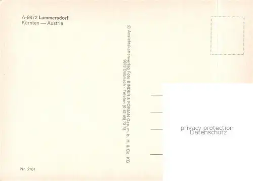 AK / Ansichtskarte Lammersdorf_Millstaetter_See Talblick Lammersdorf_Millstaetter