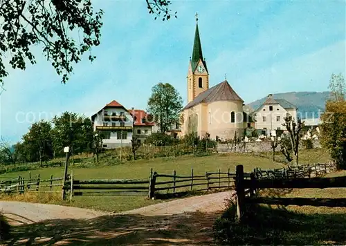 AK / Ansichtskarte Unterhaus_Seeboden Ortsansicht mit Kirche 