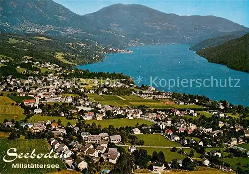 AK / Ansichtskarte Seeboden_Millstaettersee Fliegeraufnahme Seeboden_Millstaettersee