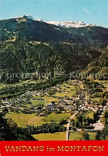 AK / Ansichtskarte Vandans_Vorarlberg Blick ins Tal gegen Golm Montafon Vandans Vorarlberg
