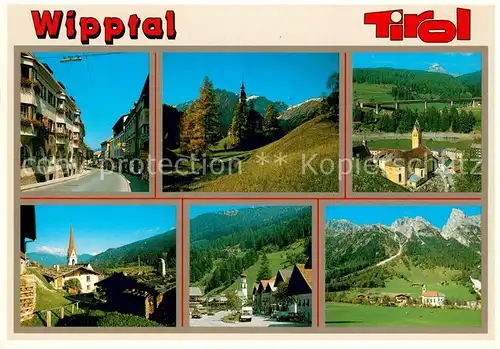AK / Ansichtskarte Woergl_Tirol Ortsansichten Kirche Landschaftspanorama Wipptal Alpen Woergl Tirol