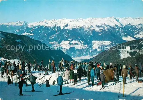 AK / Ansichtskarte Spittal_Drau Goldeck Seilbahn Skigebiet Fernsicht Alpenpanorama Spittal Drau