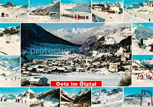 AK / Ansichtskarte oetz_Tirol Wintersportzentren des oetztales oetztaler Alpen oetz_Tirol