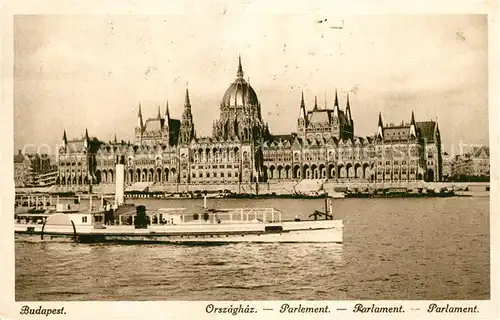 AK / Ansichtskarte Budapest Parlament Budapest