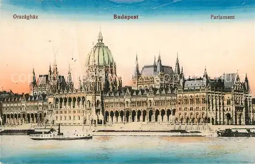 AK / Ansichtskarte Budapest Parlament Budapest