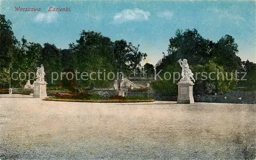 AK / Ansichtskarte Warszawa Lazienki Warszawa