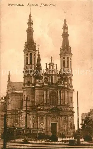 AK / Ansichtskarte Warszawa Kosciot Zbawiciela Warszawa
